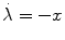 
$$\displaystyle{ \dot{\lambda }= -x }$$
