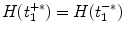 
$$\displaystyle{ H(t_{1}^{+{\ast}}) = H(t_{ 1}^{-{\ast}}) }$$
