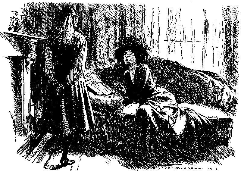 Lady speaking to girl