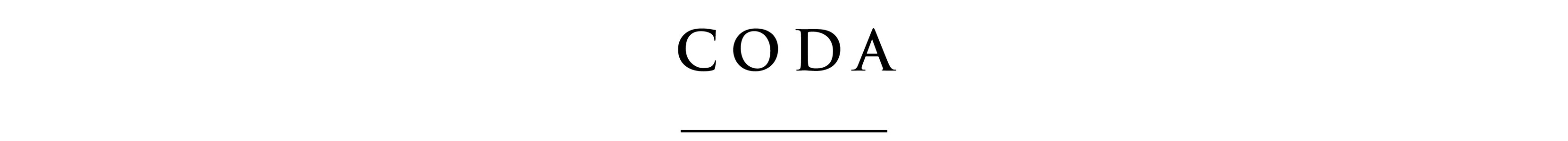 Coda