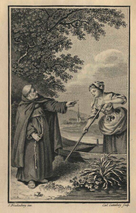 095a.jpg the Boatwoman of Coulon Outwitting The Friars 