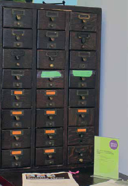 Seed cabinet at the Carnegie Library of Pittsburgh-Main.