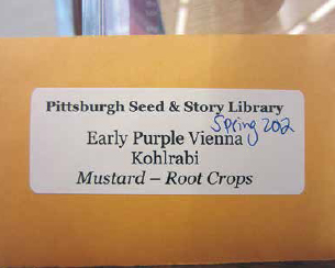 Envelope holding bulk seed. Year of acquisition was added.