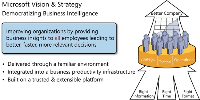 The Microsoft Vision and Strategy.