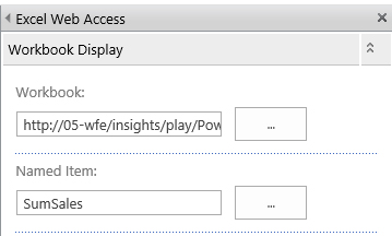 The Web Part Properties tool pane configuration dialog box.