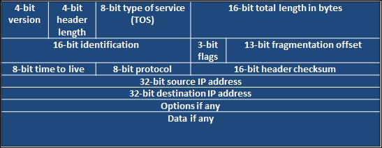 The IP packet architecture