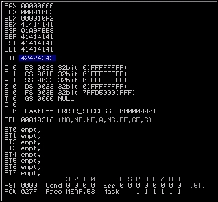 Writing a basic buffer overflow exploit