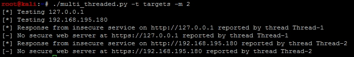 Creating a multithreaded script in Python