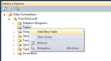 Using SQL Server Within Visual Web Developer