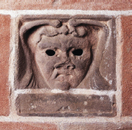 Fig. 38. The mask in the porch at Biddulph – the ghost of Simeon Solomon?