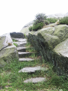 Fig. 45. The steps in the Round Rock.