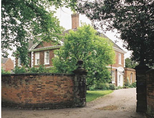 Fig. 58. The Deanery in the Cathedral Close at Lichfield, Caroline’s childhood home.