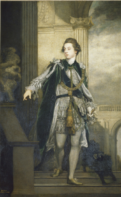 Fig. 75. Sir Joshua Reynolds, Frederick Howard, 5th Earl of Carlisle, 1769, oil on canvas, 241 × 149.8 cm, Castle Howard Collection.