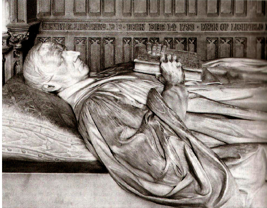 Fig. 118. H. H. Armstead’s effigy of Henry Howard, Caroline’s father, in Lichfield Cathedral.