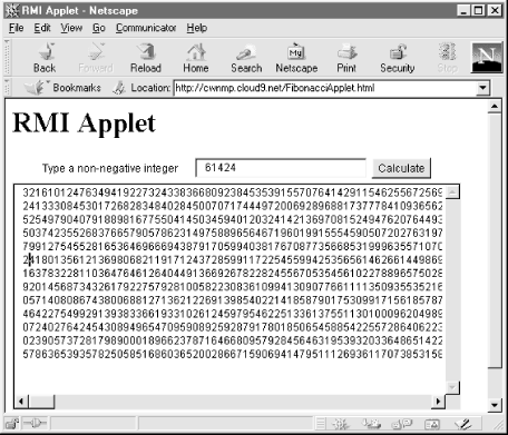 The Fibonacci applet