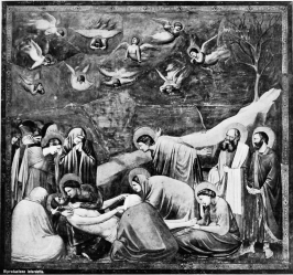 Image unvavailable: Giotto. Pietà Arena Chapel, Padua Plate VI.