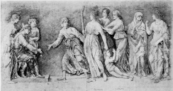 Image unvavailable: Mantegna. Calumny of Apelles British Museum