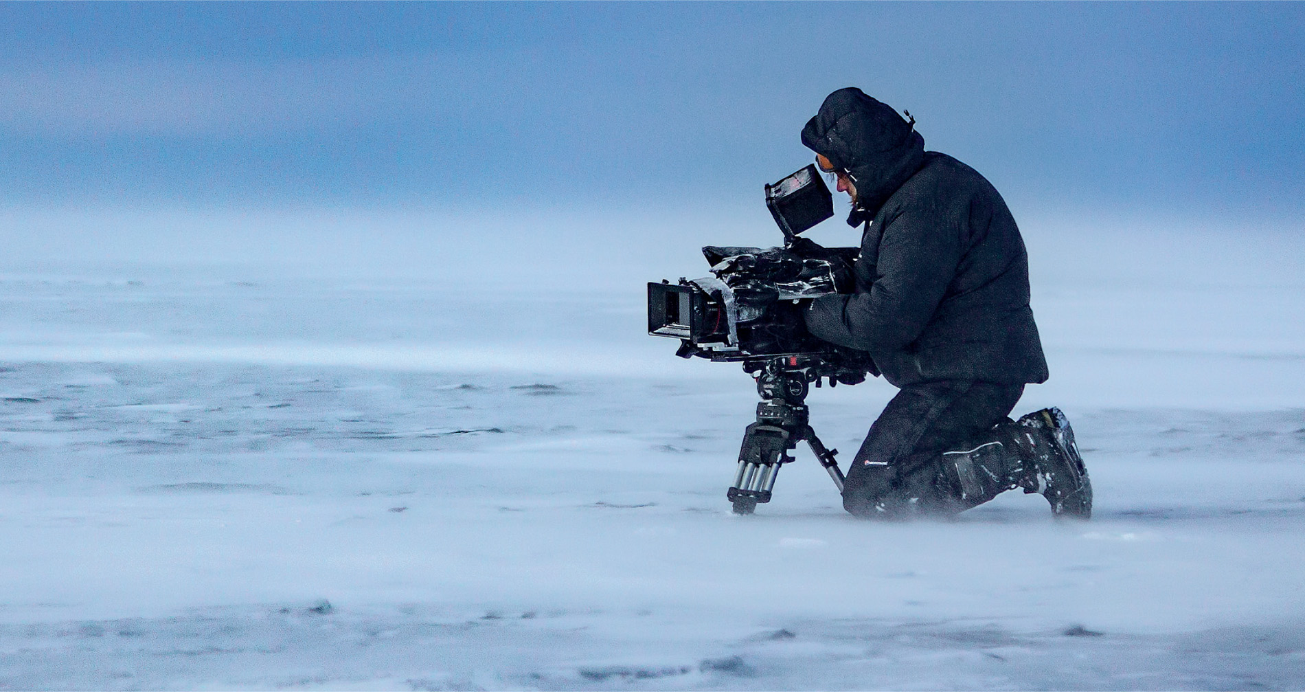 Filming on the surface of the ice in winter meant that the film crew had to experience biting winds and a temperature of minus 20°C, although the Baikal area is relatively mild when compared to nearby Irkutsk, where the temperature drops to minus 30°C.