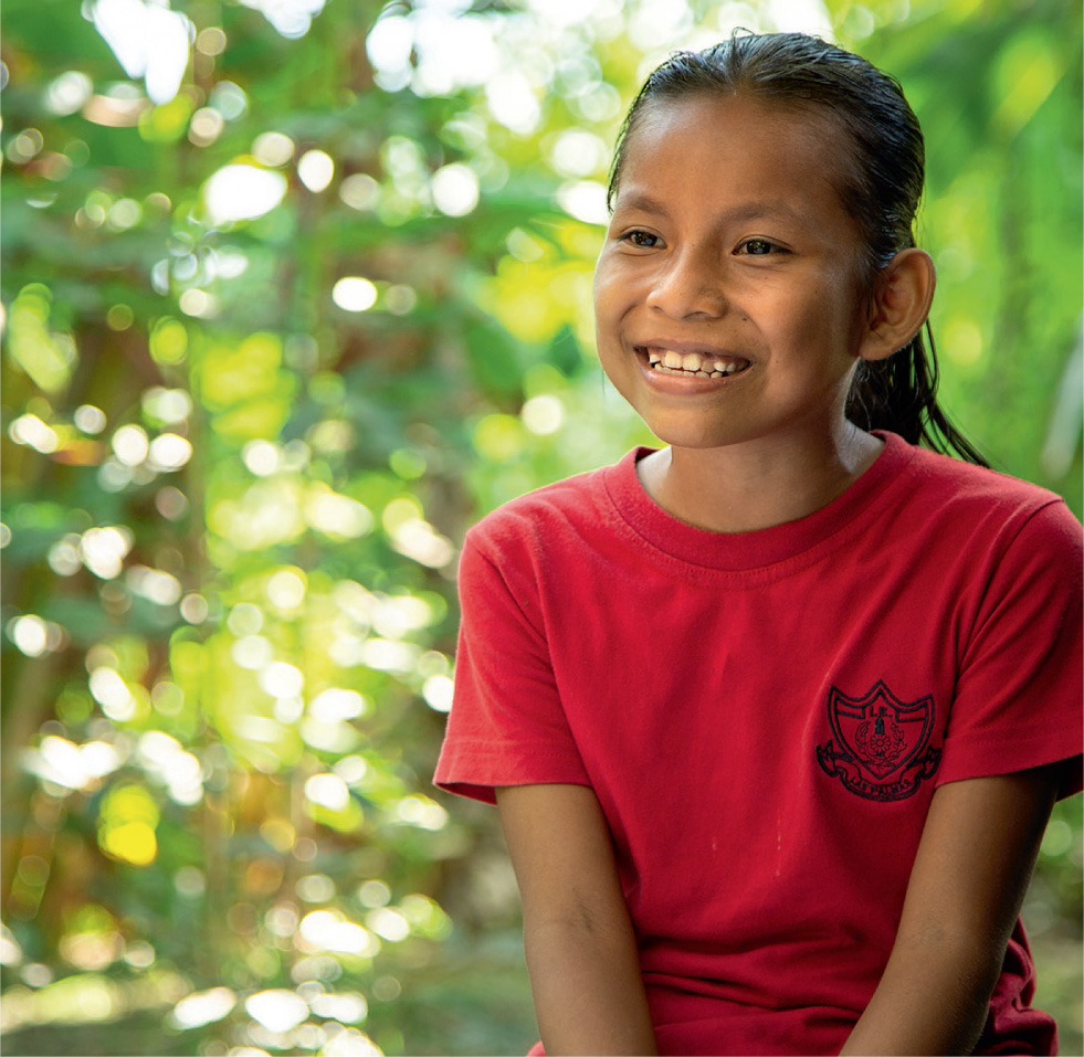 Elvira lives in the Amazon Basin in Peru. Although just nine years old, she is aware of the need to conserve the plants and animals that she lives alongside. One special creature for her is the Amazon manatee.