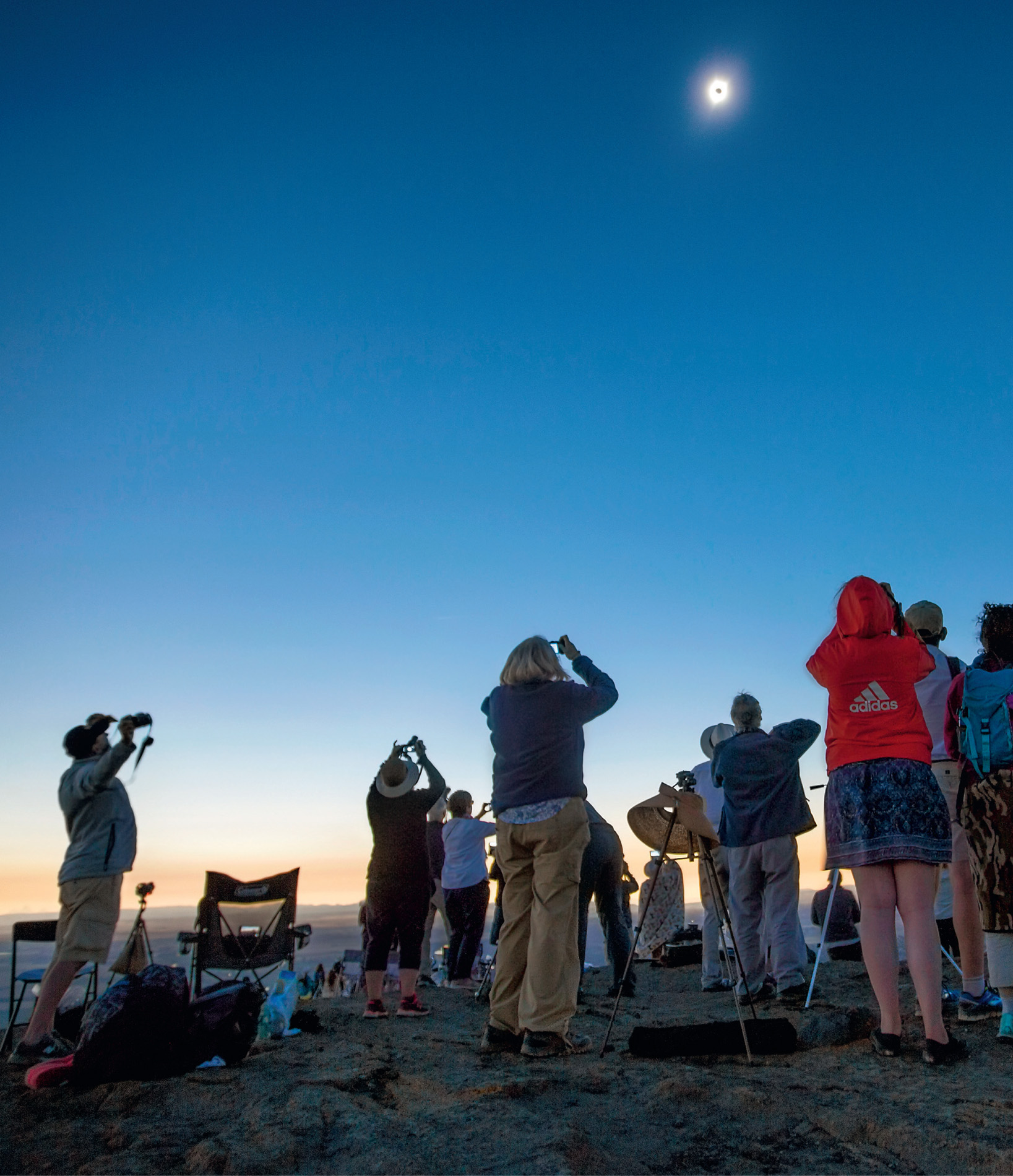 An estimated 215 million adults in the USA watched the 2017 solar eclipse, either directly or electronically. Of those, 21 million travelled to get a better view. It was one of the largest audiences ever recorded for a live event.