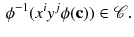 $$\begin{aligned} \phi ^{-1}(x^iy^j\phi (\mathbf {c}))\in \mathscr {C}. \end{aligned}$$