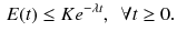 $$\begin{aligned} E(t)\le Ke^{-\lambda t}, \ \ \forall t\ge 0. \end{aligned}$$