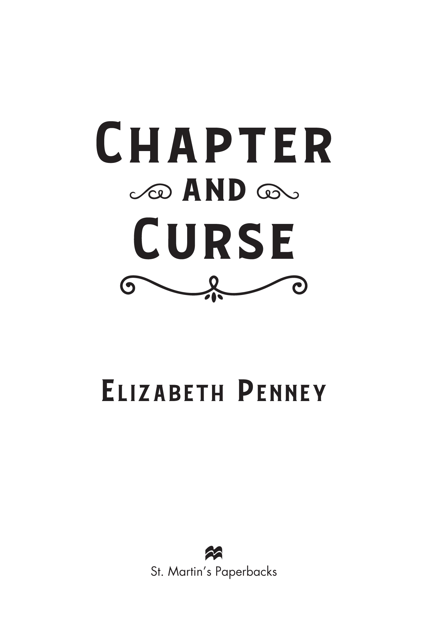 Chapter and Curse by Elizabeth Penney