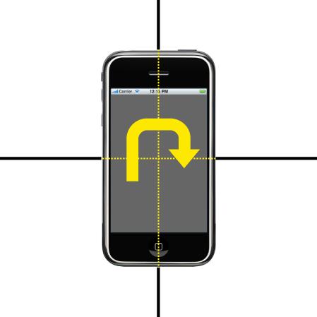 Using the magnetometer (a.k.a. the digital compass) in the iPhone 3GS, you can determine the heading (yaw) of the device