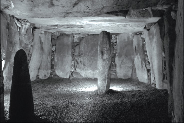 Subterranean altar chamber with dolmens, Isle of Guernsey