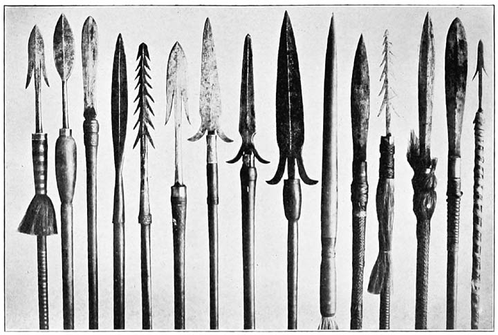 Head-hunters’ Weapons.