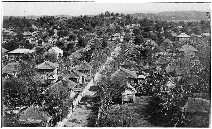 A Typical Filipino Town.