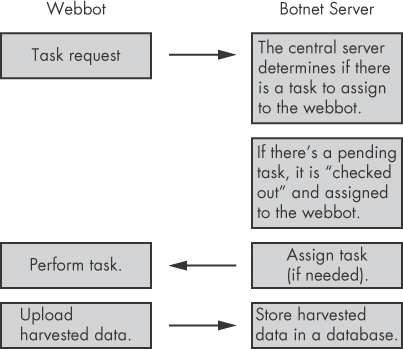 Typical botnet communication