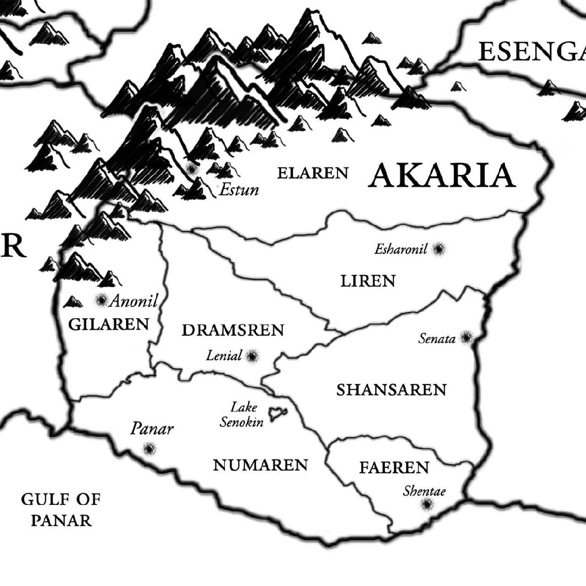 Map of Akaria