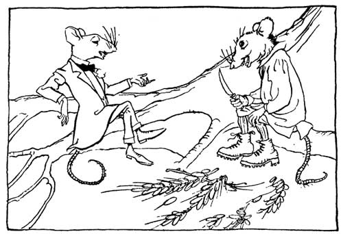 THE TOWN MOUSE AND THE COUNTRY MOUSE