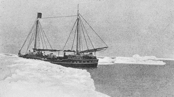 ICE-BOUND GOVERNMENT SCHOONER.