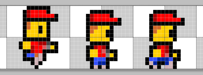 Now you should be able to see the grid around your sprite.