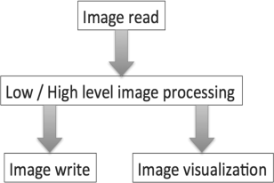 Figure showing Image processing work flow.