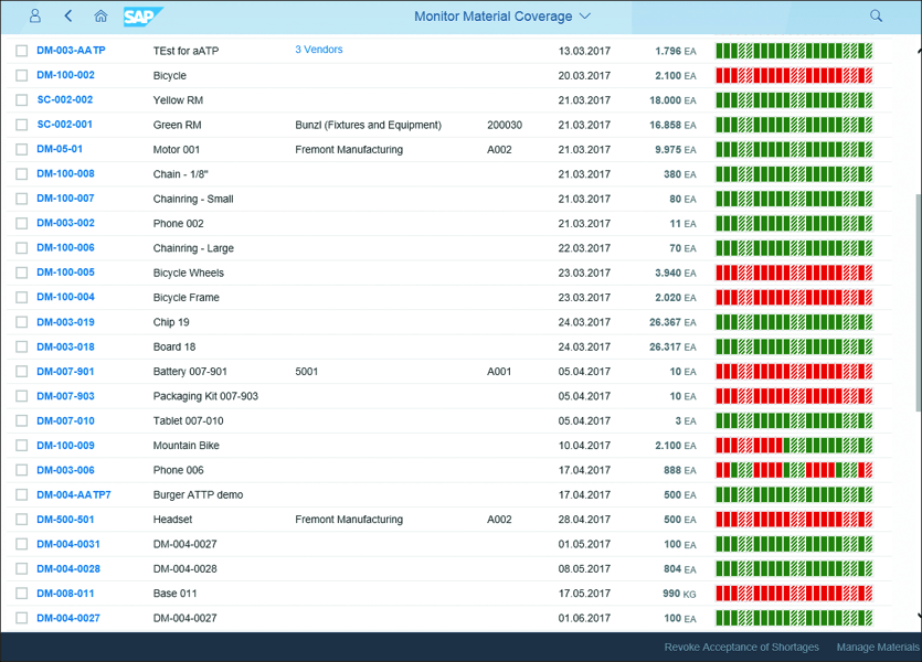 Monitor Material Coverage App