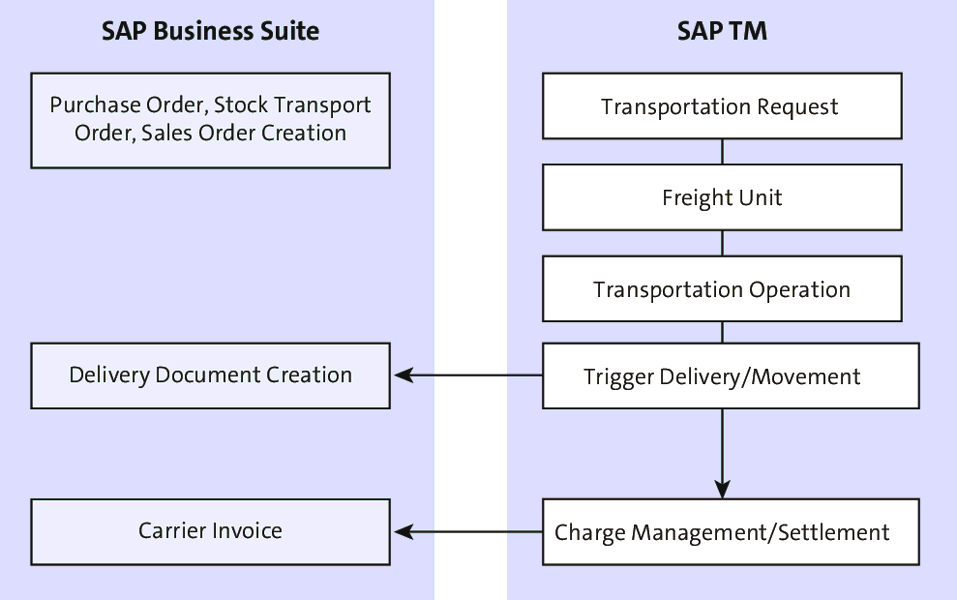 SAP Business Suite and SAP Transportation Management