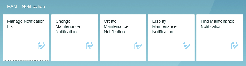 Notification Functions Supported via SAP Fiori Apps