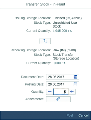 Stock Transfer in Plant: Two-Step SLoc Transfer Confirmation