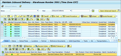 Inbound Delivery in EWM in SAP S/4HANA