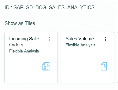 SAP Fiori Sales Analytics Artifacts