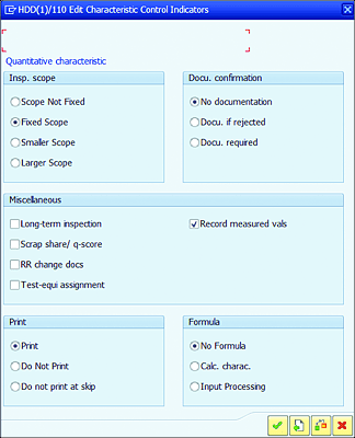 Additional Editable Characteristic Control Indicators