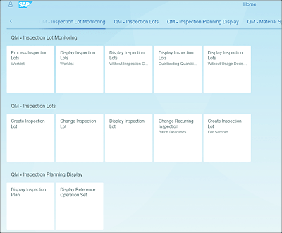 SAP Fiori App Screen