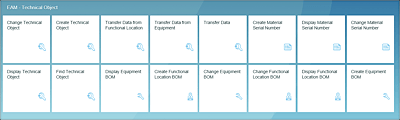 SAP Fiori Apps within the EAM Technical Object Group