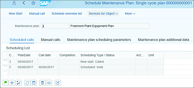 Schedule Maintenance Plan App