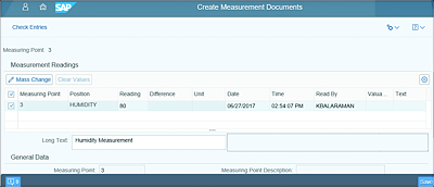 Create Measurement Document App Details Screen