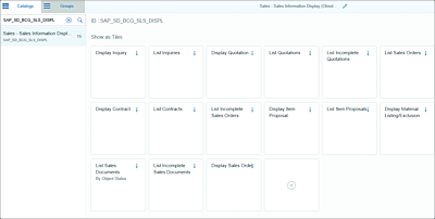 SAP Fiori Sales Information Display