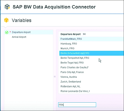 Inputting Server and Credential Details